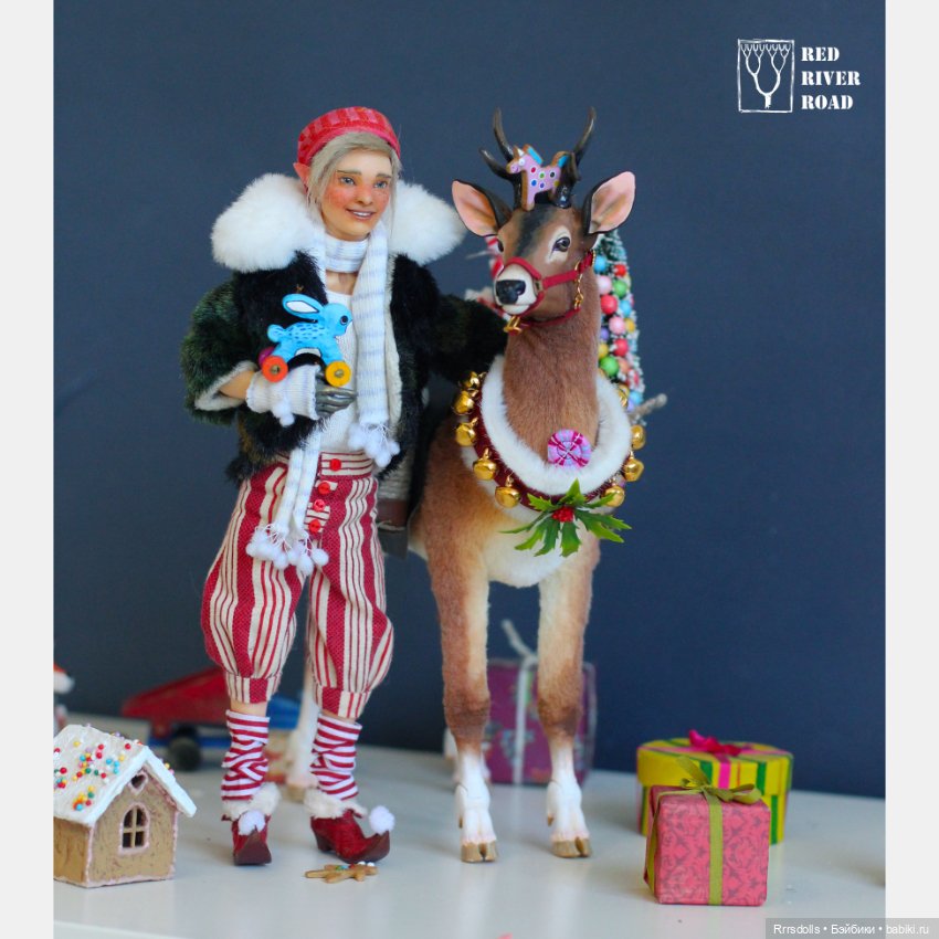 Рождественский эльф от RRR's dolls