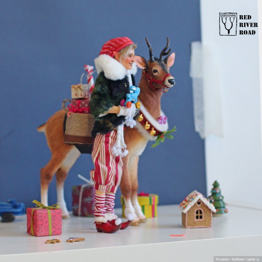 Рождественский эльф от RRR's dolls