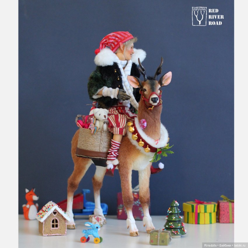 Рождественский эльф от RRR's dolls (фото 8)