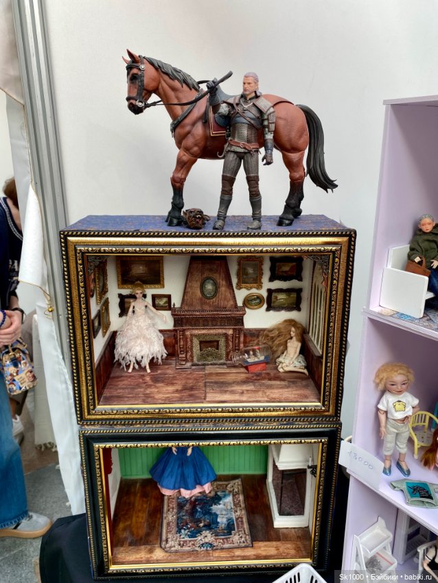 Кукольная компания на кукольной выставке