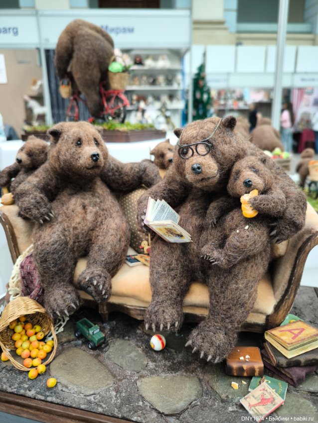Искусство куклы 2025, часть о мишках в домиках (фото 8)