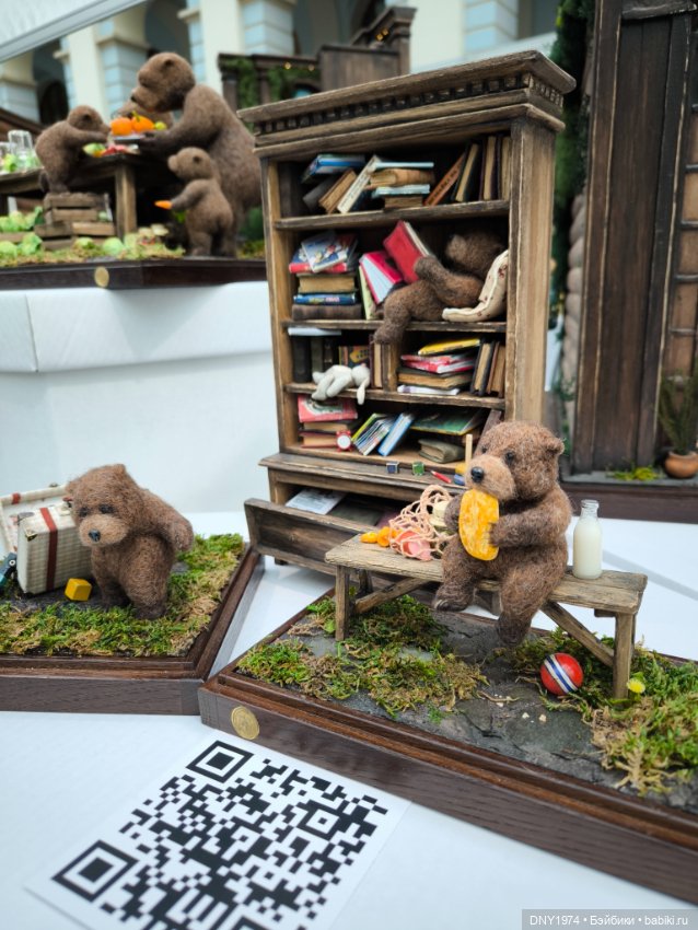 Искусство куклы 2025, часть о мишках в домиках (фото 6)