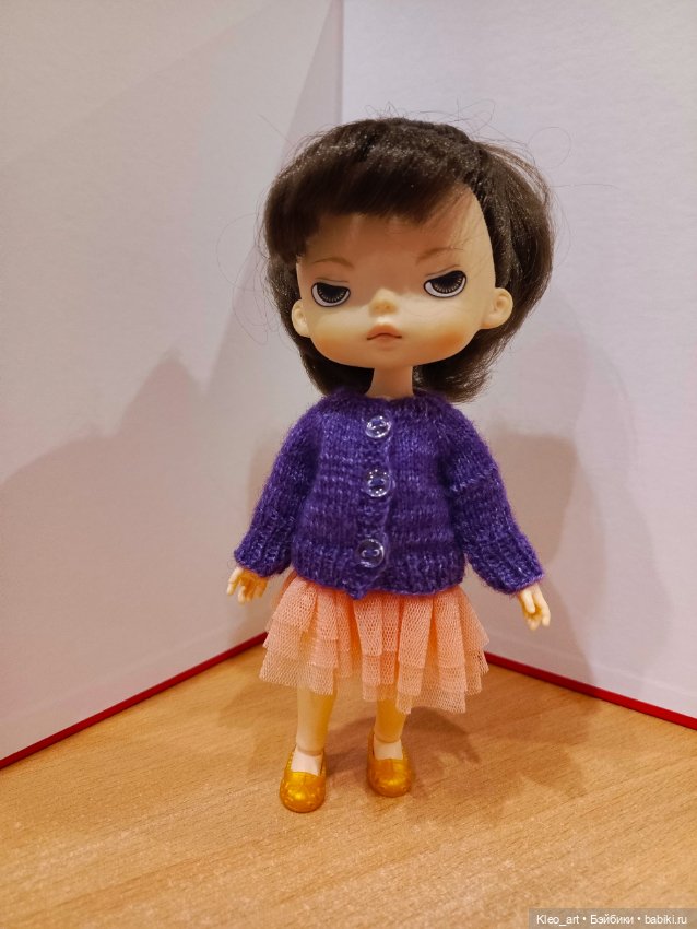 Кофточка на Ксиоми Монст — Вязание одежды для кукол: бесплатные схемы спицами и крючком