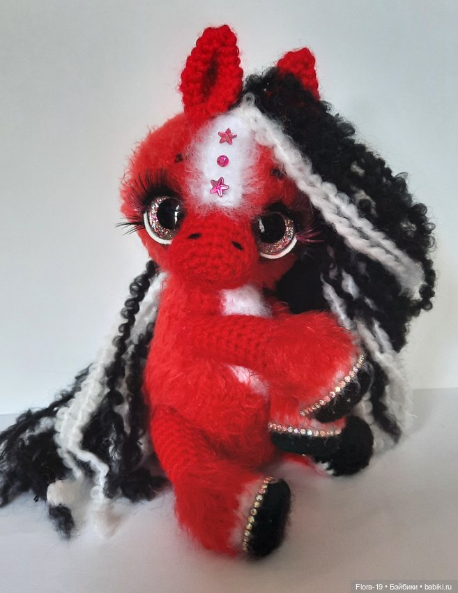 Огненная Красотка — Вязаные игрушки и амигуруми: крючком (фото 4)