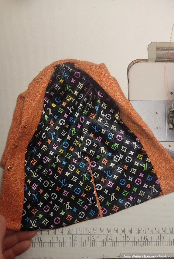 Пальто для куклы. Детали — Одежда и обувь для кукол своими руками: фото (фото 8)