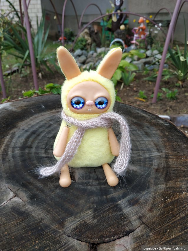 Зайка Лимончик на осенней прогулке (фото 5)