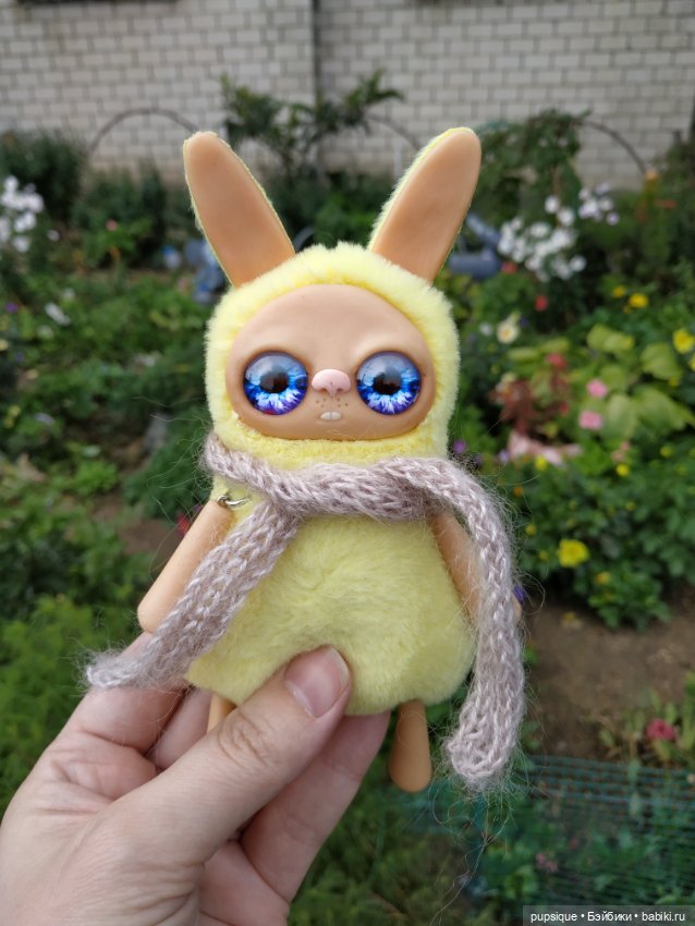 Зайка Лимончик на осенней прогулке (фото 7)