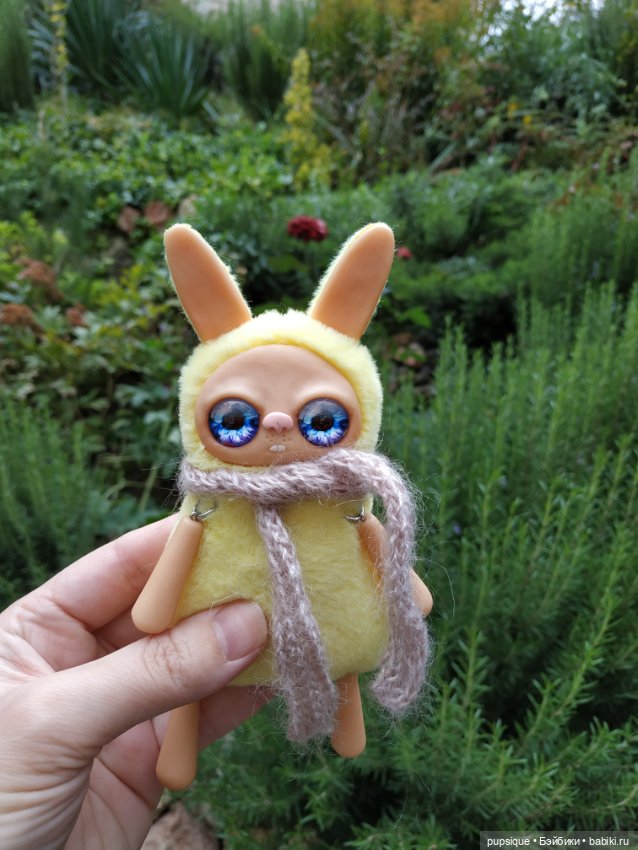 Зайка Лимончик на осенней прогулке (фото 3)