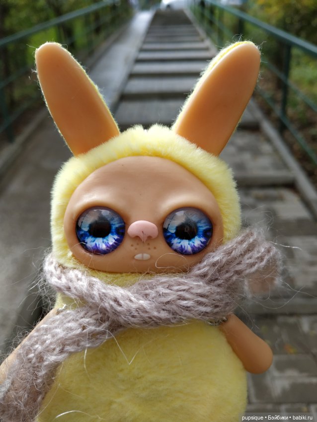 Зайка Лимончик на осенней прогулке (фото 9)