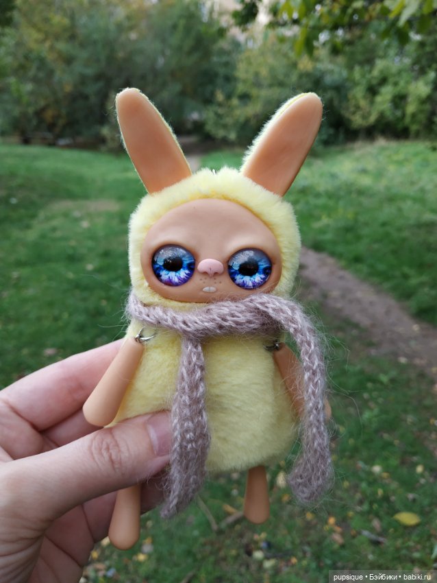 Зайка Лимончик на осенней прогулке (фото 4)