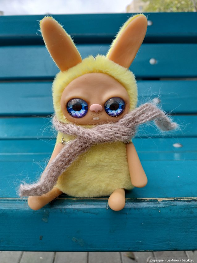 Зайка Лимончик на осенней прогулке (фото 10)