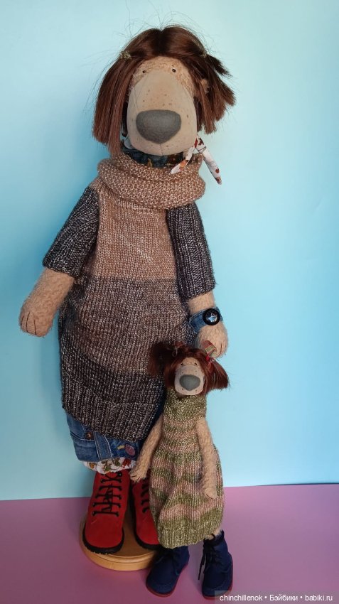 Мама и дочка ❤️❤️ удивительные Тедди-Миши от Zwergnase