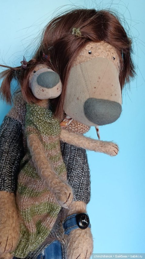 Мама и дочка ❤️❤️ удивительные Тедди-Миши от Zwergnase