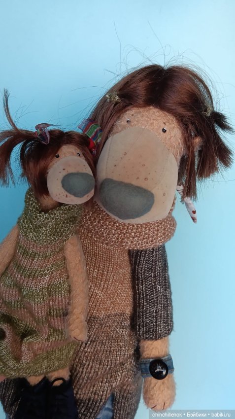 Мама и дочка ❤️❤️ удивительные Тедди-Миши от Zwergnase