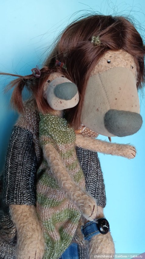 Мама и дочка ❤️❤️ удивительные Тедди-Миши от Zwergnase