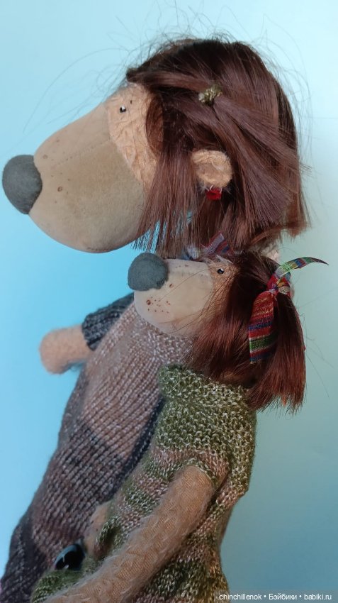 Мама и дочка ❤️❤️ удивительные Тедди-Миши от Zwergnase