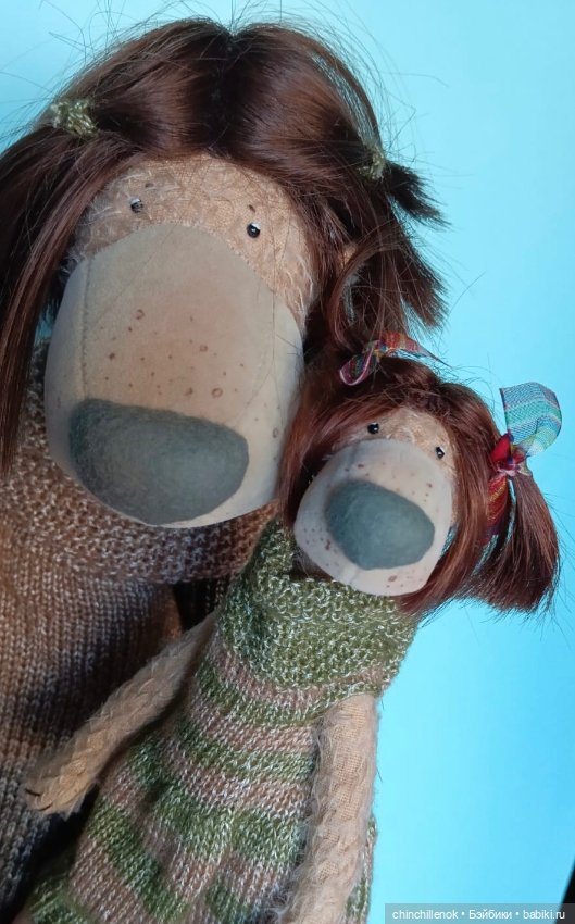 Мама и дочка ❤️❤️ удивительные Тедди-Миши от Zwergnase