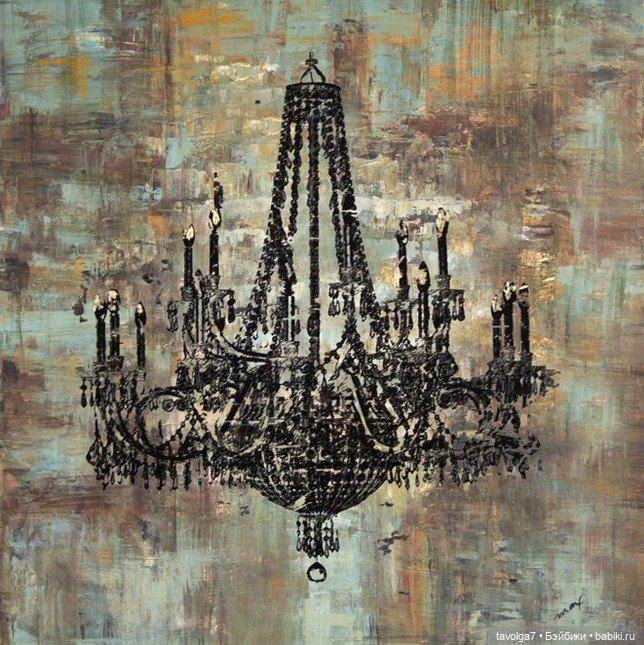 20 и одна люстра в стиле Необарокко