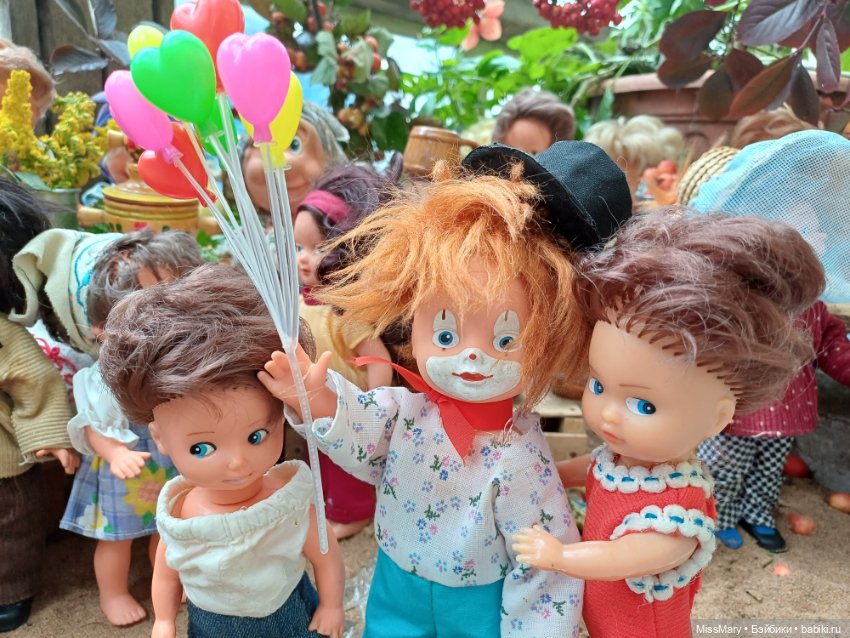 Весёлый клоун 🤡 — Винтажные куклы ГДР (Немки): Бигги (фото 2)