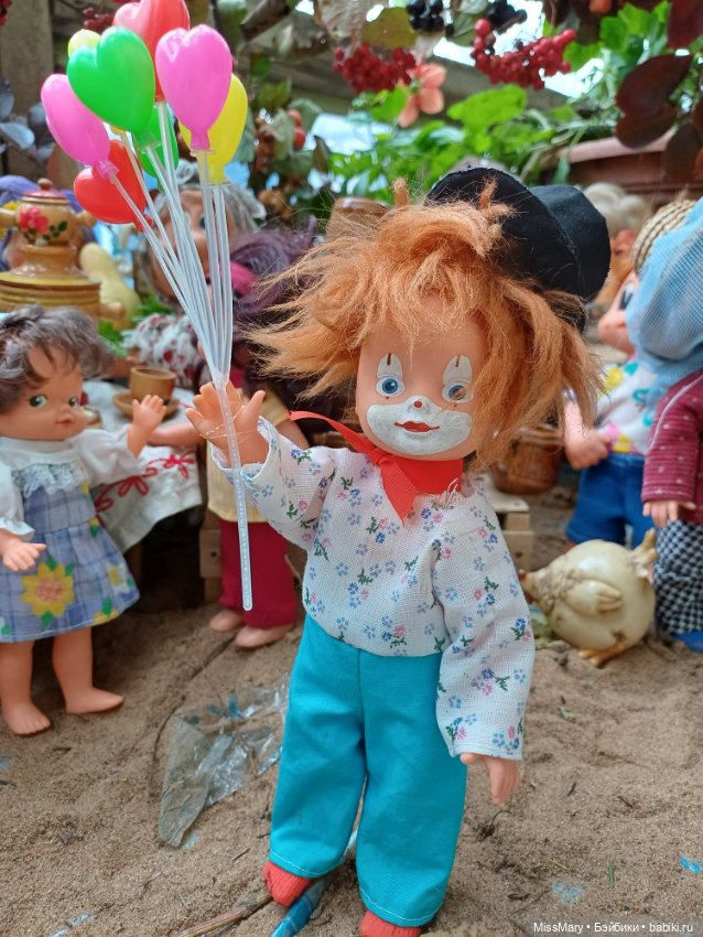 Весёлый клоун 🤡 — Винтажные куклы ГДР (Немки): Бигги