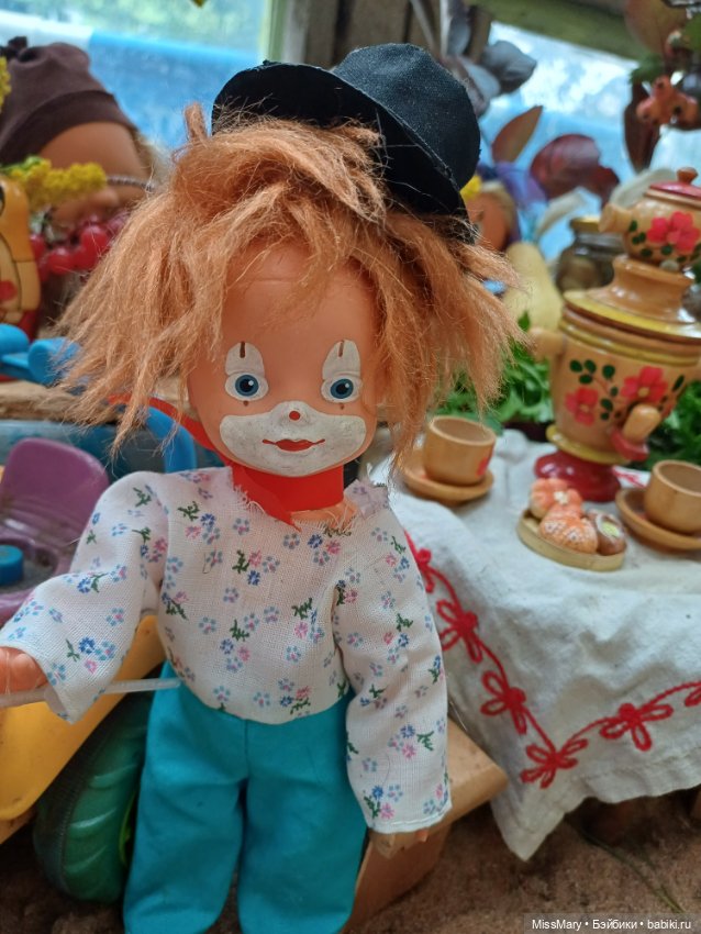 Весёлый клоун 🤡 — Винтажные куклы ГДР (Немки): Бигги (фото 10)