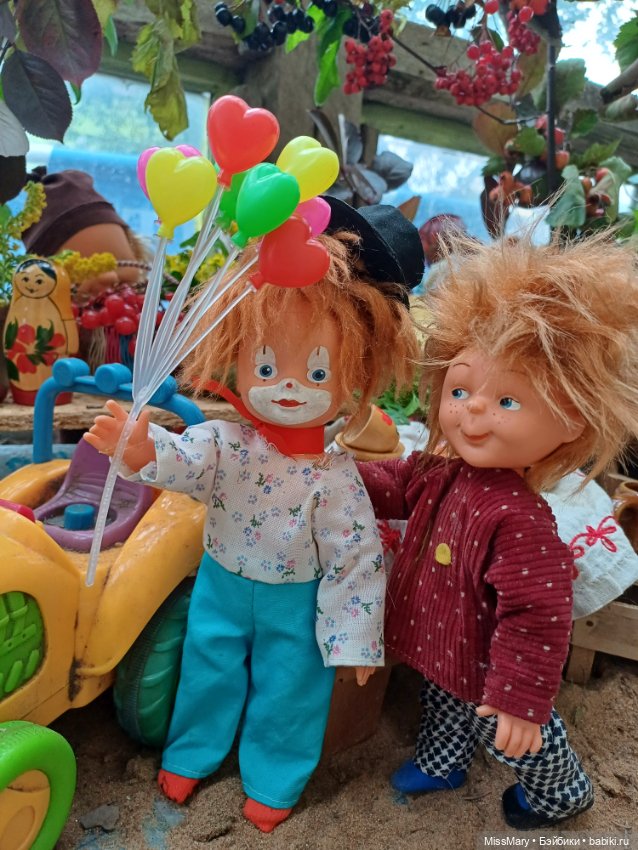 Весёлый клоун 🤡 — Винтажные куклы ГДР (Немки): Бигги (фото 8)