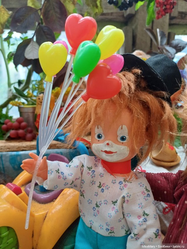 Весёлый клоун 🤡 — Винтажные куклы ГДР (Немки): Бигги (фото 9)