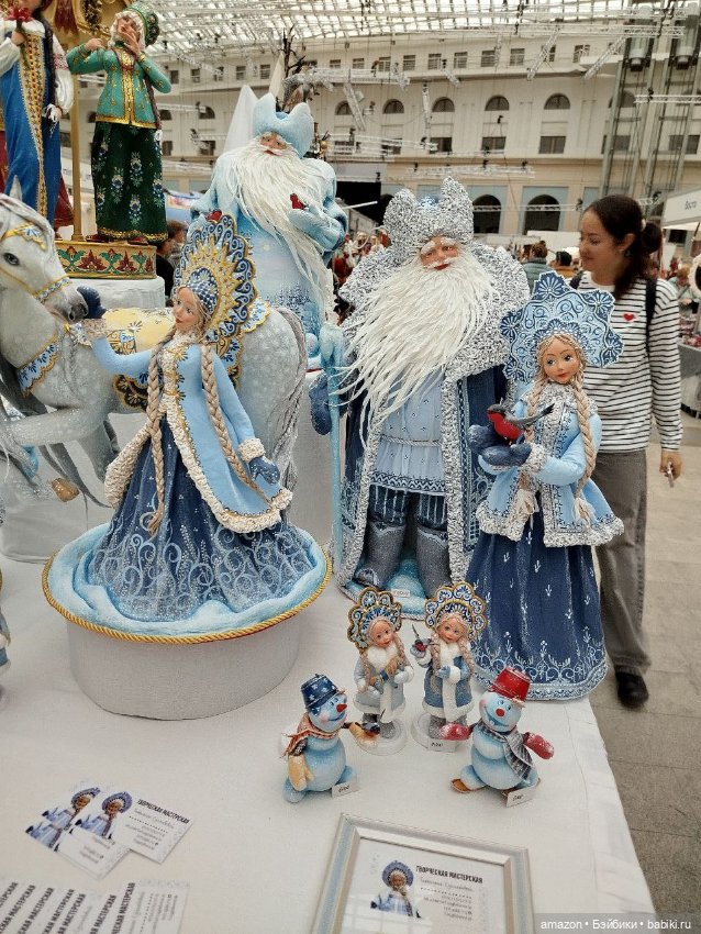 Выставка "живых" кукол в Гостином Дворе, 2025