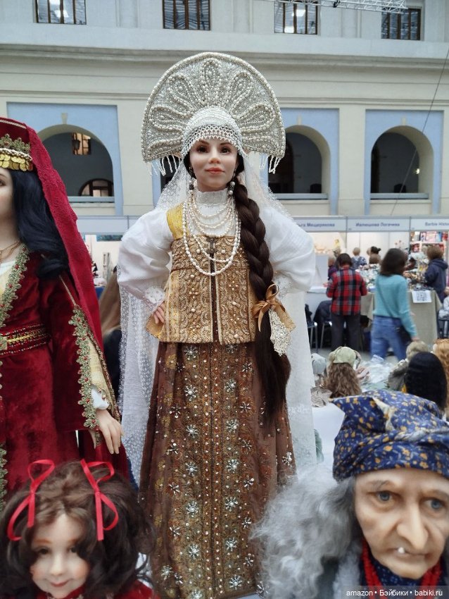 Выставка "живых" кукол в Гостином Дворе, 2025