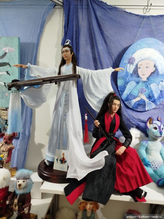 Выставка "живых" кукол в Гостином Дворе, 2025