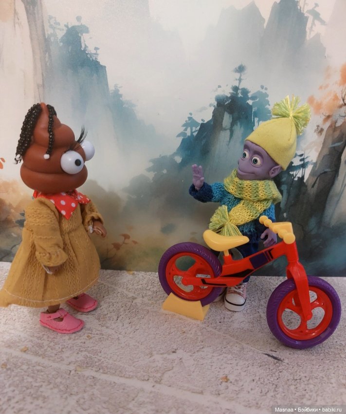 Олежка и беговел 🚲 — Домашние фото авторских кукол: личные коллекции (фото 7)