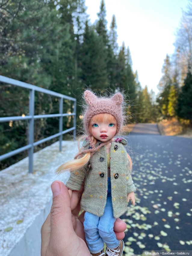 Осенняя прогулка — Домашние фото авторских кукол: личные коллекции