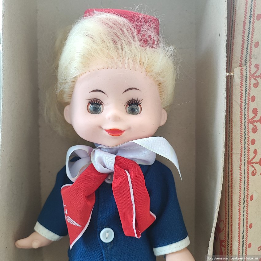 Сувенирная стюардесса — Игрушки СССР и советского детства: резиновые (фото 2)