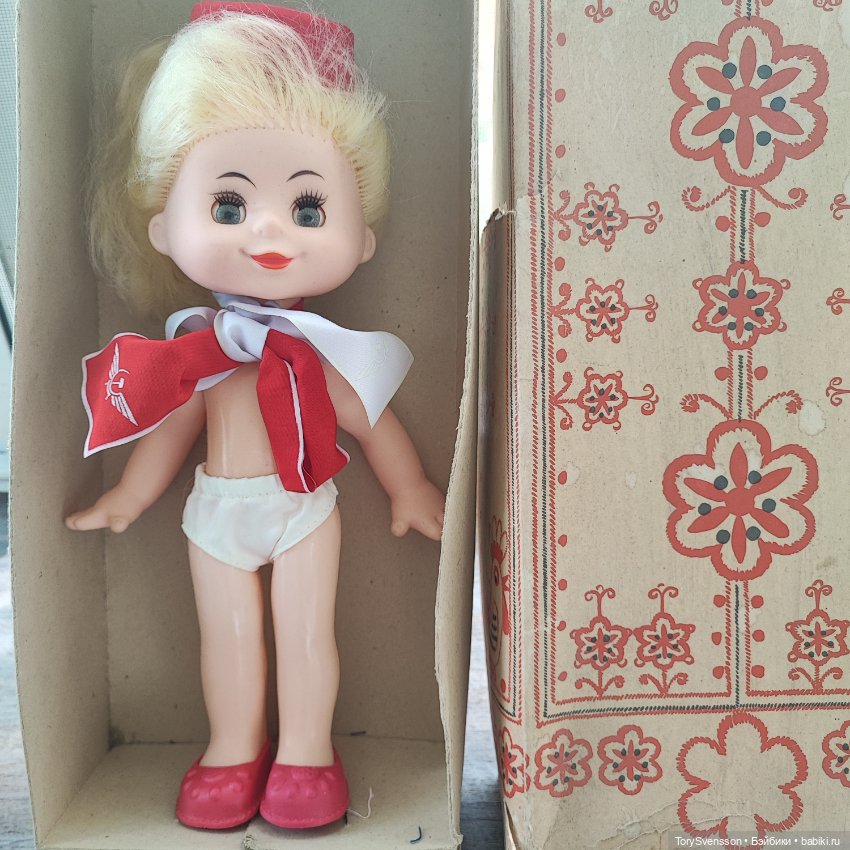 Сувенирная стюардесса — Игрушки СССР и советского детства: резиновые (фото 6)