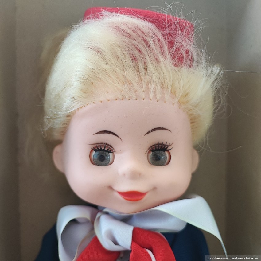 Сувенирная стюардесса — Игрушки СССР и советского детства: резиновые (фото 4)