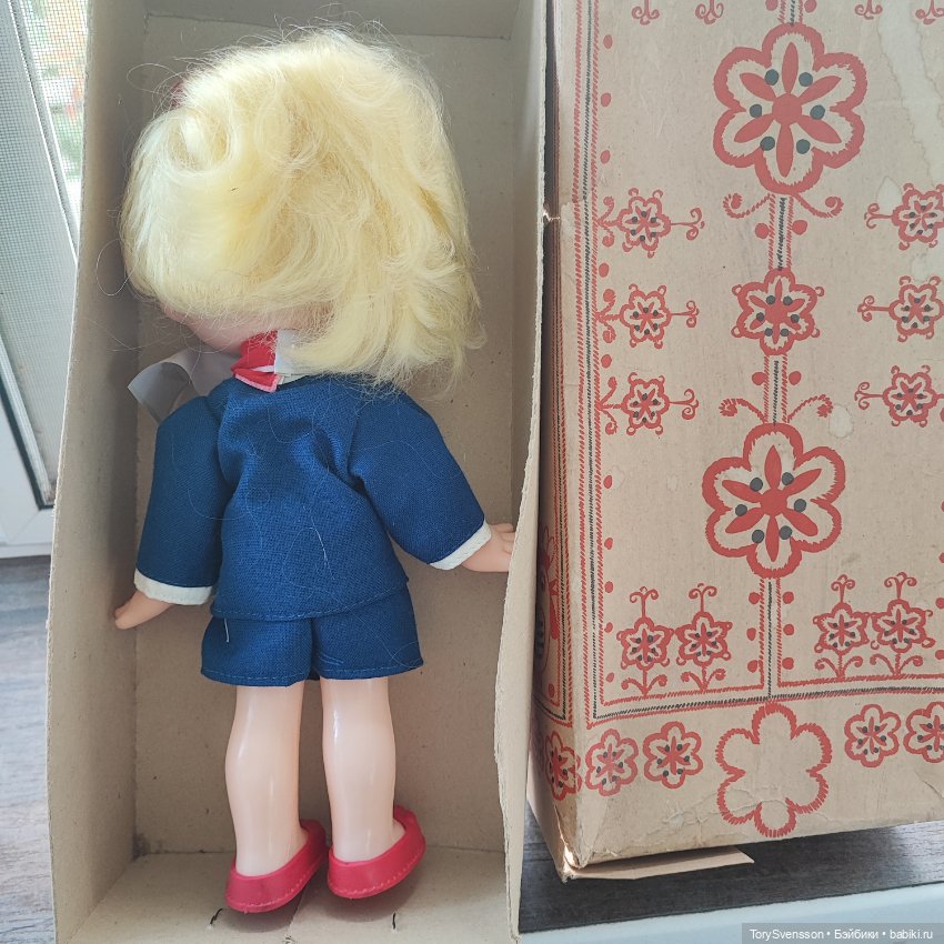 Сувенирная стюардесса — Игрушки СССР и советского детства: резиновые (фото 3)