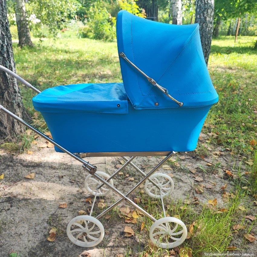 Коляска для кукол — Игрушки СССР и советского детства: резиновые (фото 3)