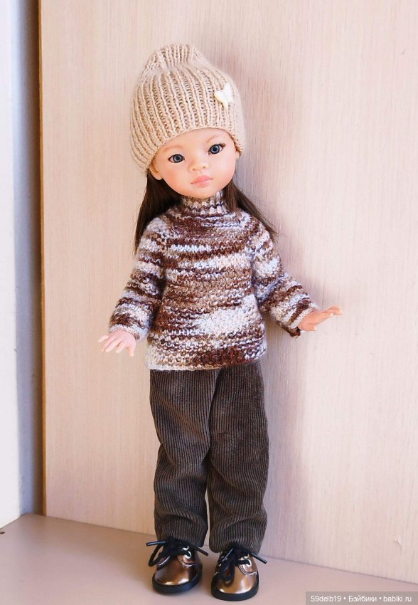 Свитерок и шапочка для осенних прогулок (фото 4)