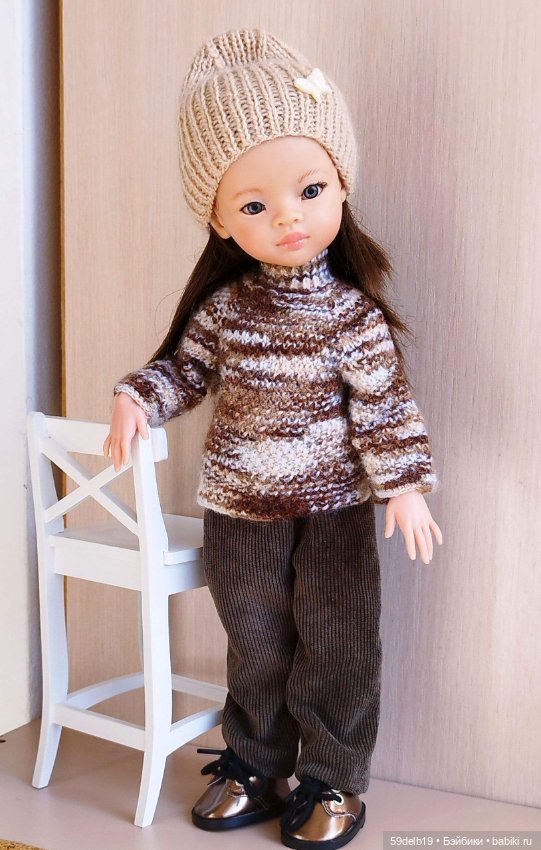 Свитерок и шапочка для осенних прогулок (фото 8)