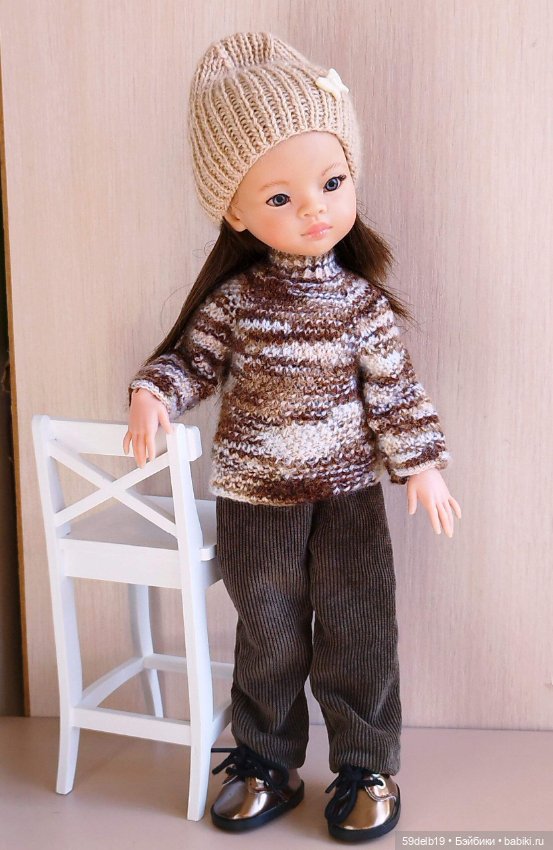 Свитерок и шапочка для осенних прогулок (фото 6)