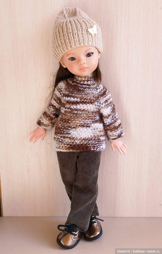 Свитерок и шапочка для осенних прогулок