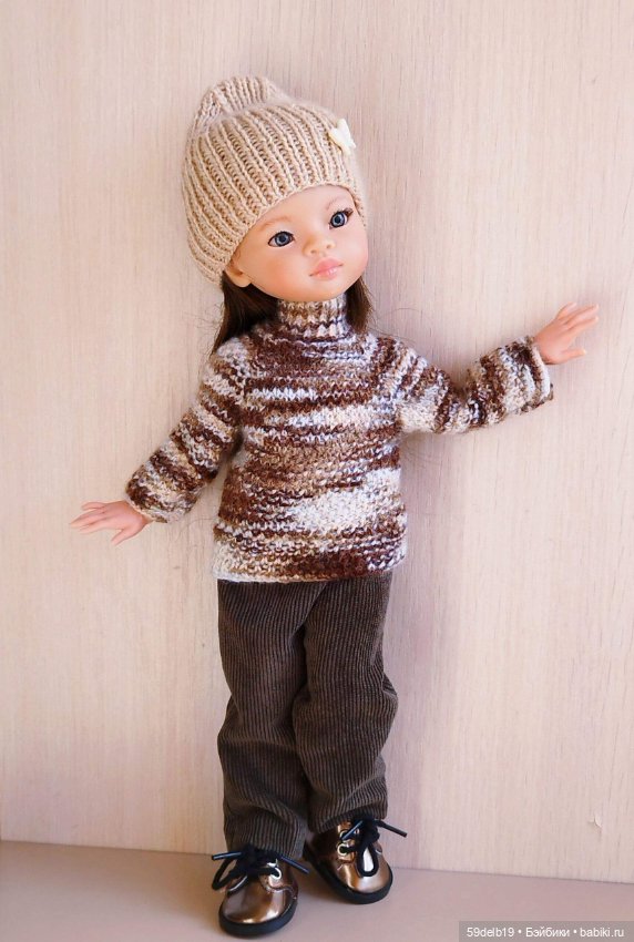 Свитерок и шапочка для осенних прогулок (фото 2)