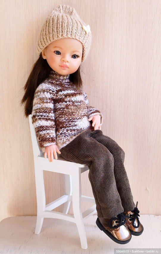 Свитерок и шапочка для осенних прогулок (фото 7)