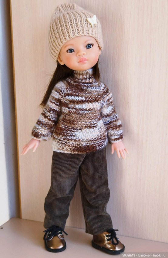 Свитерок и шапочка для осенних прогулок (фото 3)