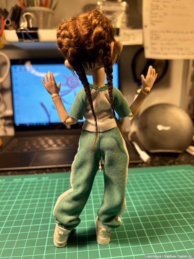 Игра в кальмара — Авторские шарнирные куклы своими руками: лепка (фото 9)