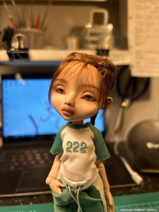 Игра в кальмара — Авторские шарнирные куклы своими руками: лепка (фото 3)