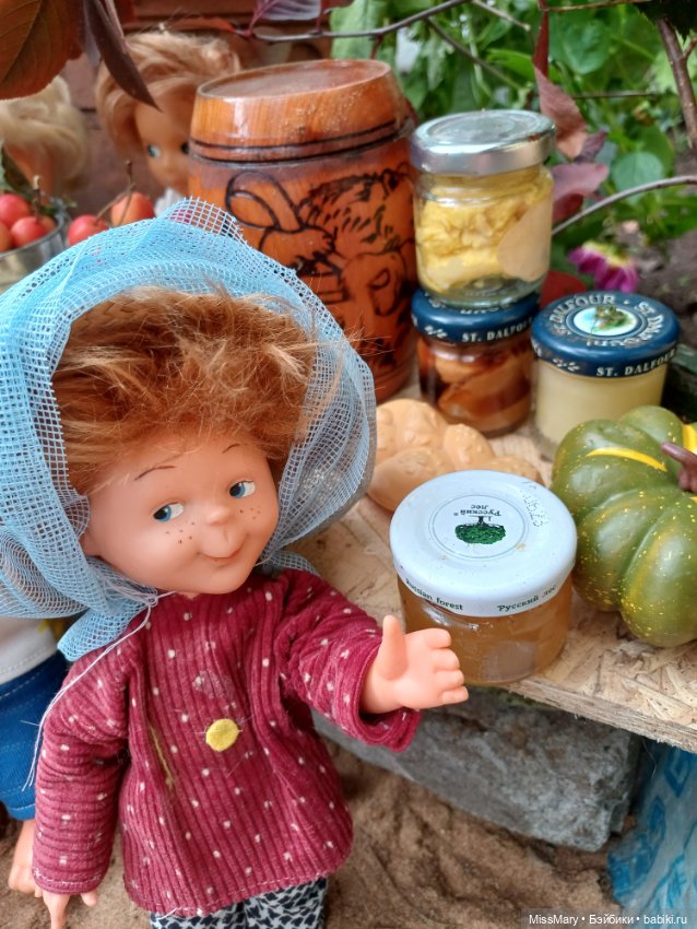 Рыжий пчеловод — Винтажные куклы ГДР (Немки): Бигги (фото 4)