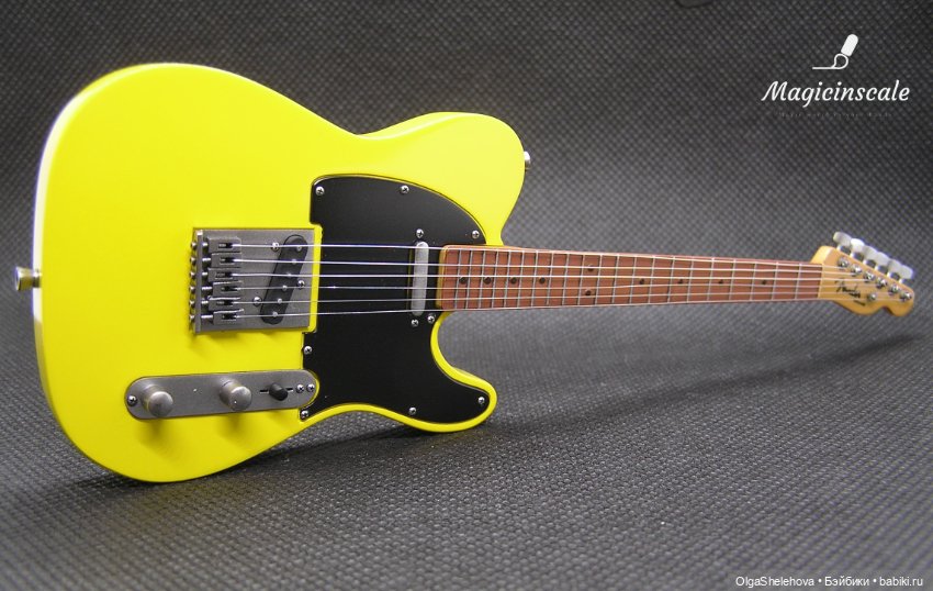Встречайте легендарный "телек" от Fender в 1:6 (фото 5)