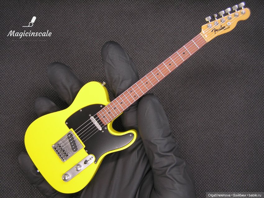 Встречайте легендарный "телек" от Fender в 1:6