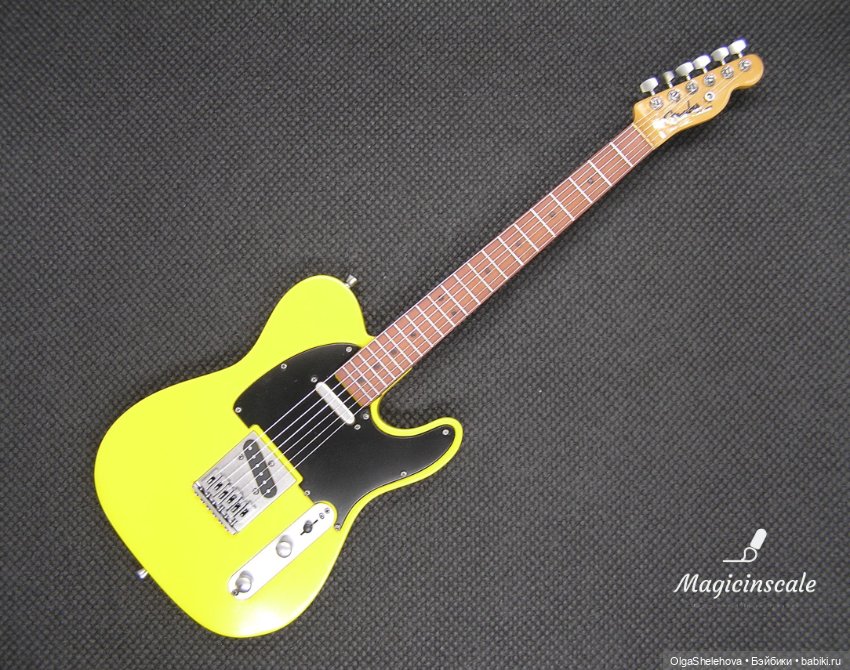 Встречайте легендарный "телек" от Fender в 1:6
